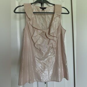 Express Metallic Blush Top